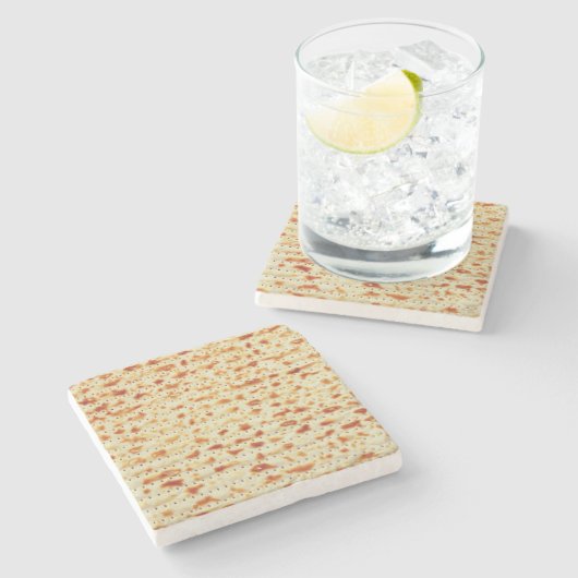 Passover Matzah Dekoration Paper Teller Steinuntersetzer (Seitenansicht)