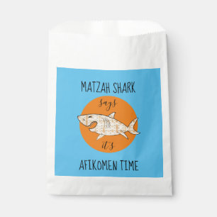 Passover Matzah Shark Afikomen Gastgeschenk Bag Geschenktütchen