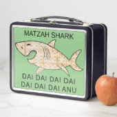Passover Matzah Shark Dai Anu Metall Brotdose (Beispiel)