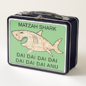 Passover Matzah Shark Dai Anu Metall Brotdose (Vorderseite)