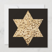 Passover Matzah Star von David Einladung (Vorderseite)