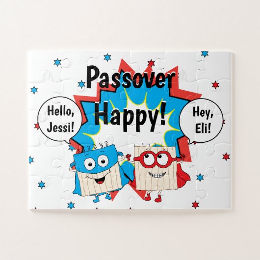 Passover Matzah Super Helden Puzzle (Horizontal)