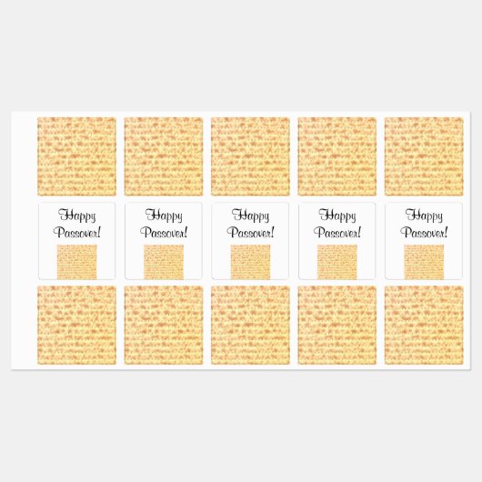 Passover Matzo Stickers 4Sarah Etiketten (Blatt)