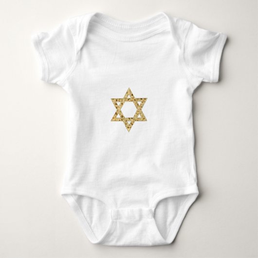 Passover Matzoh Star von David Baby Strampler (Vorderseite)