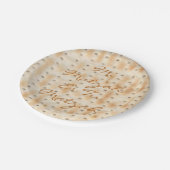 Passover Mi Matzah Es Tu Matzah Pappteller (Schrägansicht)