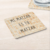 Passover Mi Matzah Es Tu Matzah Rechteckiger Pappuntersetzer (angewinkelt)