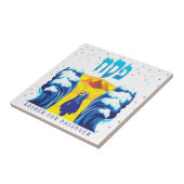 Passover Moses & Israelites' exodus from Egypt Fliese (Seite)