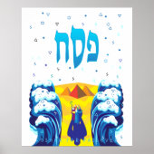 Passover Moses & Israelites' Exodus Poster (Vorne)