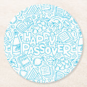 Passover Paper Coaster Runder Pappuntersetzer (Vorderseite)