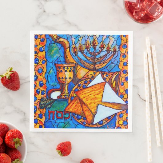 Passover Paper Napkins Serviette (Beispiel)
