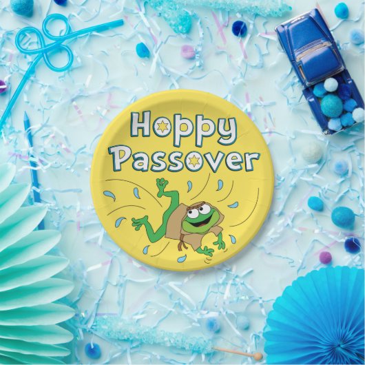 Passover Paper Teller "Hoppy Passover" (Party)
