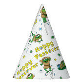 Passover Party Hat "Hoppy Passover Jumping Frogs" Partyhütchen (Links)