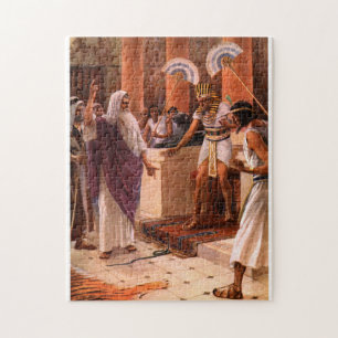 PASSOVER PESACH BIBLE PUZZZMOSE UND PHARAOH PUZZLE