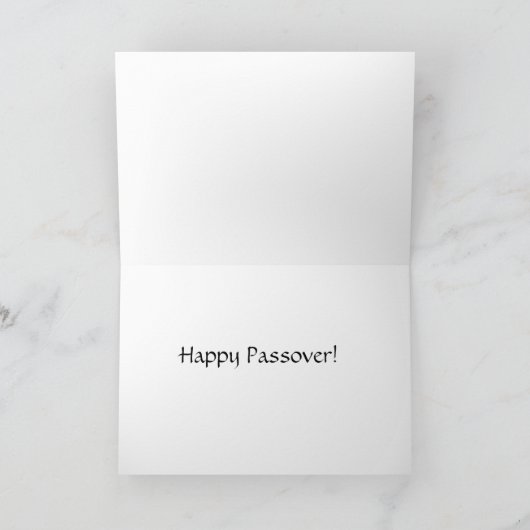 Passover pesach card karte (Innenseite)