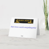 Passover Pesach Greeting Shalom Jewish Hebrew Star Karte (Rückseite)