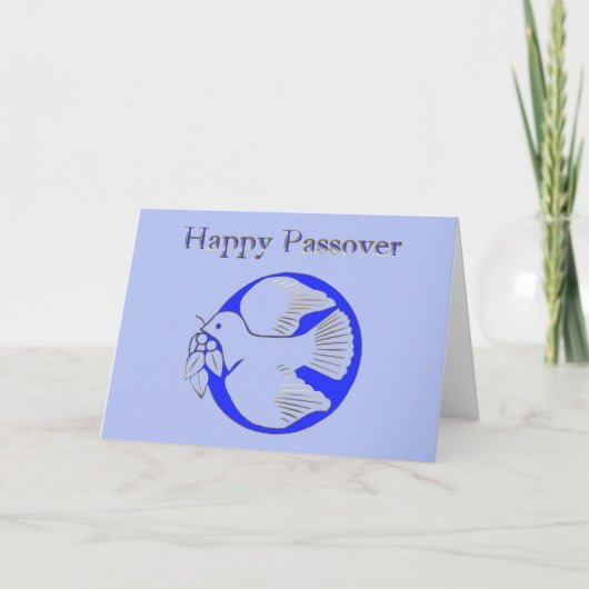 Passover Pesach Greeting Shalom Jewish Hebrew Star Karte (Vorderseite)
