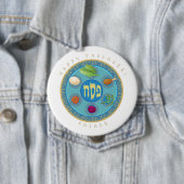 Passover Plate Kosher Pesach Button (Beispiel)