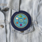 Passover Plate Kosher Pesach Button (Beispiel)