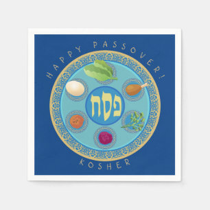 Passover Plate Kosher Pesach Serviette