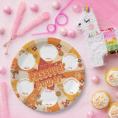 Passover Power-Retro Pappteller (Party)