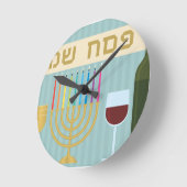 Passover Runde Wanduhr (Winkel)