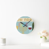 Passover Runde Wanduhr (Zuhause)