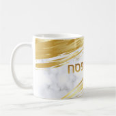 Passover Seder Gold Rods Custom Marmor Kaffee Tass Kaffeetasse (Links)