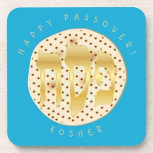 Passover Seder Kosher Pesach Matzah Getränkeuntersetzer