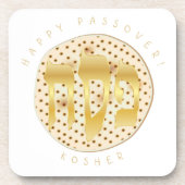 Passover Seder Kosher Pesach Matzah Getränkeuntersetzer (Vorderseite)
