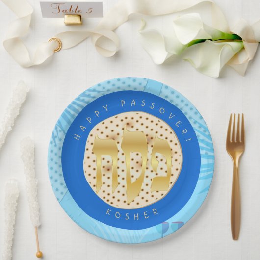 Passover Seder Kosher Pesach Matzah Pappteller (Hochzeit)