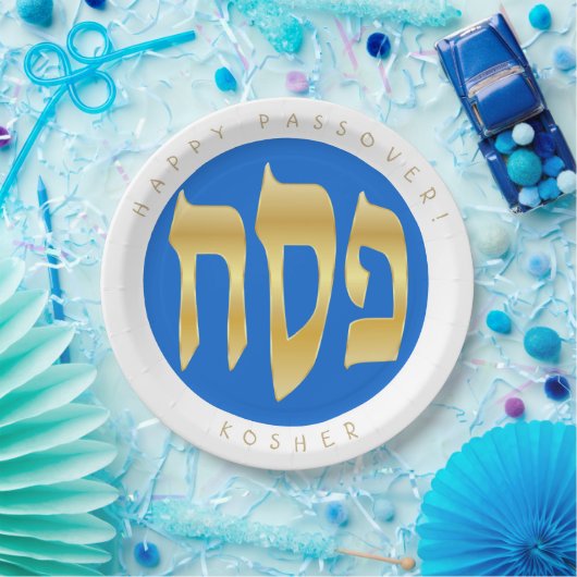 Passover Seder Kosher Pesach Matzah Pappteller (Party)
