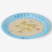 Passover Seder Kosher Pesach Matzah Pappteller (Schrägansicht)