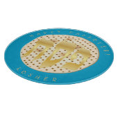 Passover Seder Kosher Pesach Matzah Schneidebrett (Ecke)