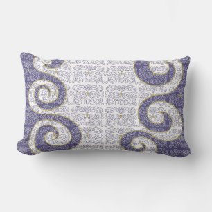 Passover Seder Lumbar Pillow "Pessach Paisley" Lendenkissen