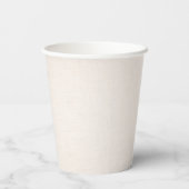 Passover Seder Modern Linen Disposable Cup  Pappbecher (Rückseite)