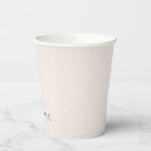 Passover Seder Modern Linen Disposable Cup  Pappbecher (Links)