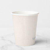 Passover Seder Modern Linen Disposable Cup  Pappbecher (Rechts)
