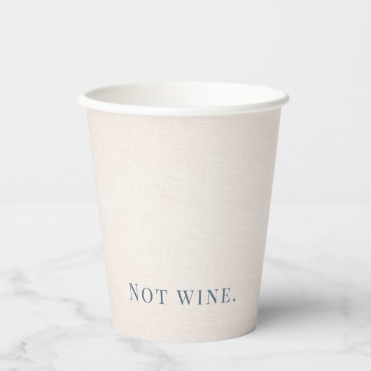 Passover Seder Modern Linen Disposable Cup  Pappbecher (Vorderseite)