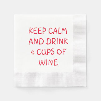 PASSOVER SEDER NAPKINS BEHALTE CALM UND GETRÄNKE 4 SERVIETTE
