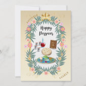 Passover Seder Pesach Jewish Holiday Einladung (Vorderseite)