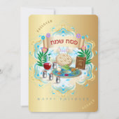 Passover Seder Pesach Jewish Holiday Einladung (Vorderseite)