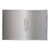 Passover Seder Silve Swash Personalisierte Pillowc Kissenbezug (Rückseite)