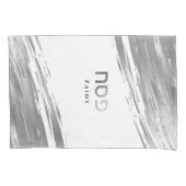 Passover Seder Silve Swash Personalisierte Pillowc Kissenbezug (Vorderseite)