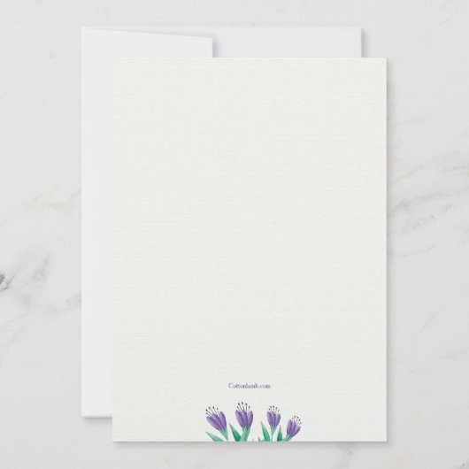 Passover Seed Einladung (Rückseite)