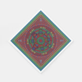 Passover Standard Napkins Das Seder Table Muster Serviette (Ecke)