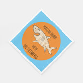 Passover Standard Napkins Matzah Shark Pattern Serviette (Ecke)