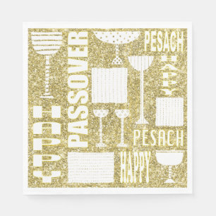 Passover Standard Napkins "Passover Gold" Serviette