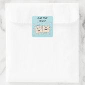 Passover Stickers Square "Matzahs" (Tasche)