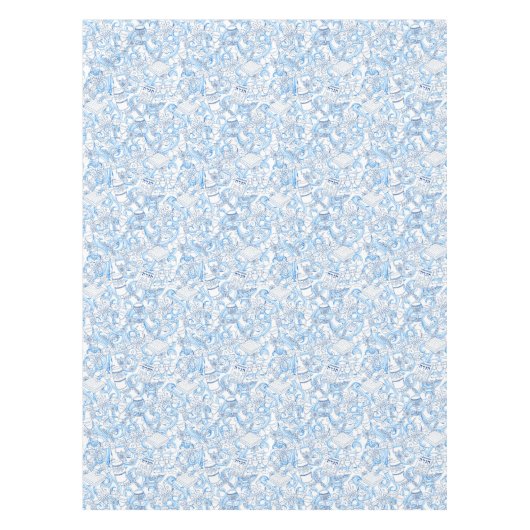 Passover Tablecloth - Maßgeschneiderte Größe - Pes Tischdecke (Vorderseite)