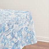 Passover Tablecloth - Maßgeschneiderte Größe - Pes Tischdecke (Beispiel)